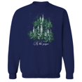 thumbnail image 1 of Haywood & Main Tis The Season Graphic Navy Men's Cotton Pullover Sweatshirt, 1 of 1