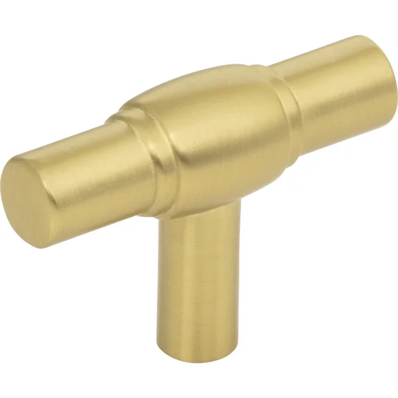 Hayworth 2" Length Bar Knob, Brushed Gold