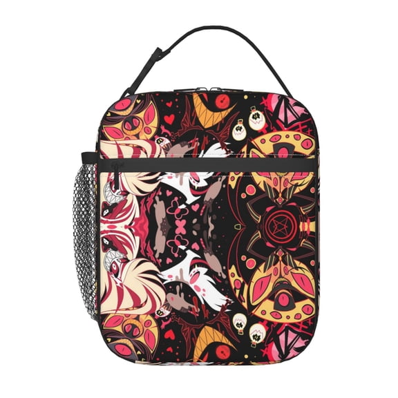 Haz-bin Musical Hotel Printed Tote Bags Insulated Lunch Bag For Work Picnic Hiking Fishing