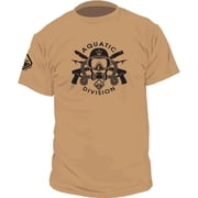 Hazard 4 AQUATIC DIVISION GRAPHIC T-SHIRT - COYOTE Medium