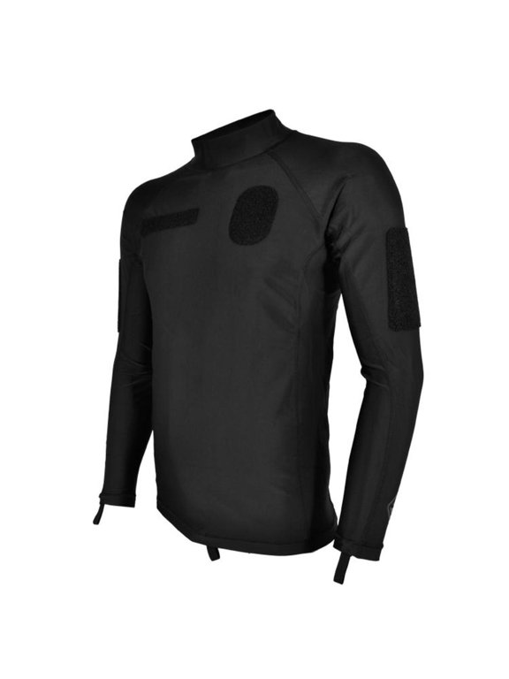 COMBAT SEAL FLEECE LYCRA RASHGUARD - BLK - XL Small