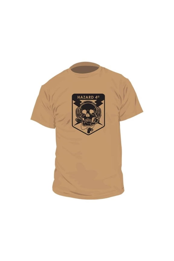 OPERATOR SKULL GRAPHIC T-SHIRT - COYOTE X-Large