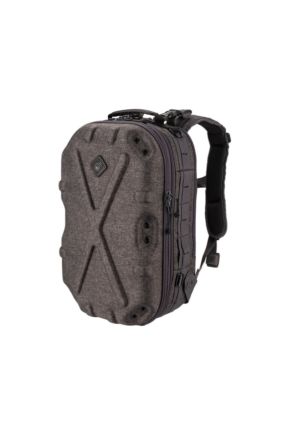 Pillbox Hardshell Backpack, Gray