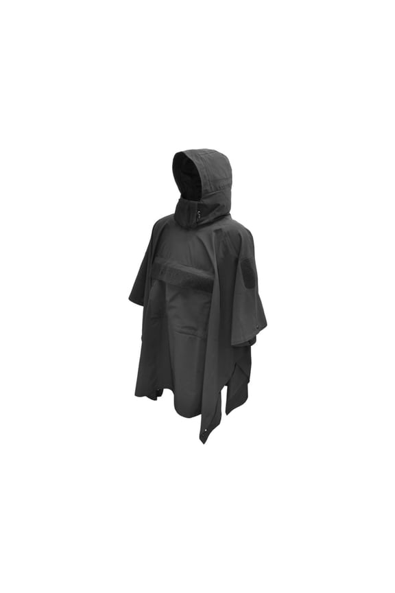 Poncho Villa Softshell Poncho, Black