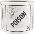 thumbnail image 1 of Hazard Class 6 D.O.T. POISON Labels | 4 x 4" Inch Square | 500 Pack, 1 of 3
