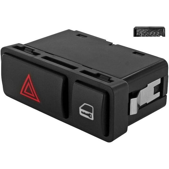 Hazard Flasher Switch - Compatible with 2001 - 2006 BMW 330Ci 3.0L 6-Cylinder M54 2002 2003 2004 2005