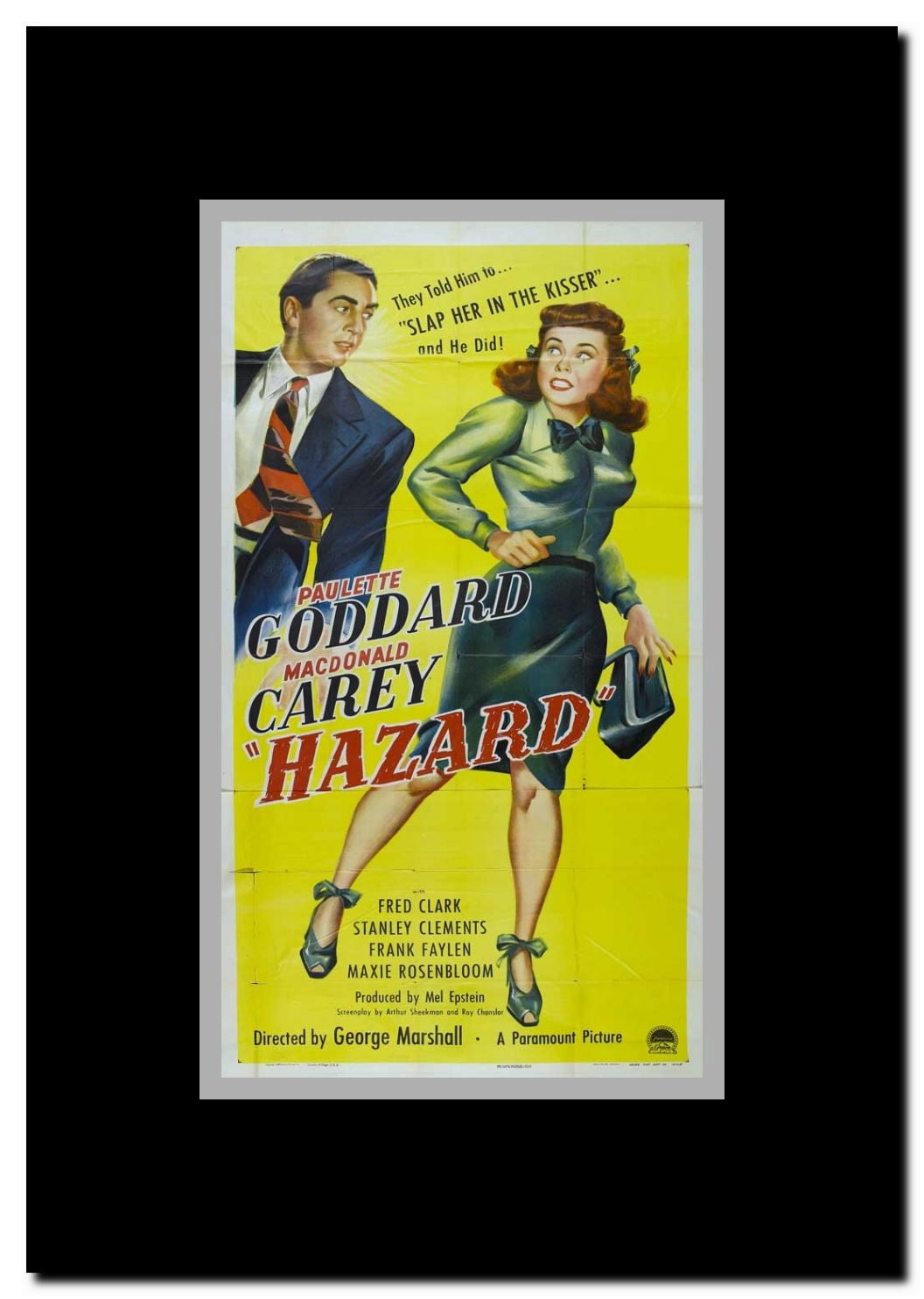 Hazard Framed Movie Poster