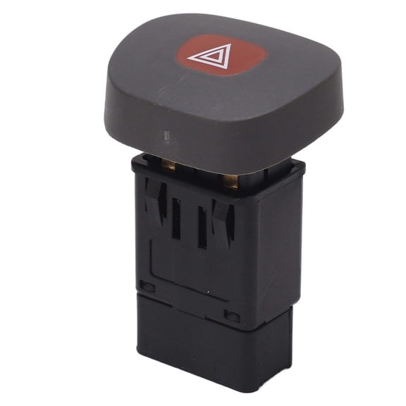 Hazard Light Switch 7700421820 Emergency Flashing Button for Renault Clio MK2 1998-2010, Automotive Interior Warning Lamp Controller Yx