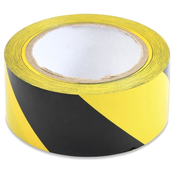 Tatco Hazard Marking Aisle Tape 2w x 108ft Roll 14711