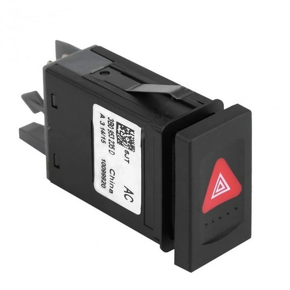 Hazard Warning Indicator Light Button Emergency Control Switch Compatible With VW Volkswagen Passat B5 3B Variant 3B0953235D Car Accessories