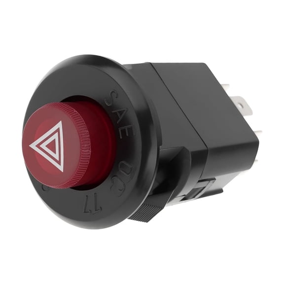 Hazard Warning Light Signals Switches Plastic 10Pin Car Safety Switches 0045450224 Warning Symbol Button Easy to Install