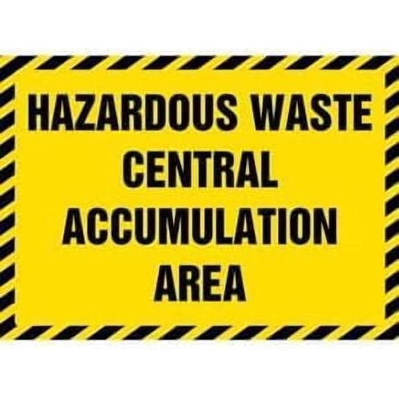 Hazardous Waste Sign – 8x12 Inch RustFree Aluminum,Reflective & Weatherproof Metal Sign,HighVisibility Safety Warning for Industrial or Commercial Use