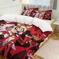 thumbnail image 1 of Hazbin Hotel 3-Piece Bedding Set Soft Warm And Comfortable Soft Bed Set with 1 Duvet Cover And 2 Pillowcases for Bedroom, 1 of 7