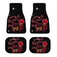 thumbnail image 1 of Hazbin Hotel 4 Pcs Car Floor Mats Universal Fit Floor Mats Front & Rear Liners for Trucks Van SUV Auto, 1 of 8