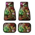 thumbnail image 1 of Hazbin Hotel 4 Pcs Car Floor Mats Universal Fit Floor Mats Front & Rear Liners for Trucks Van SUV Auto, 1 of 8