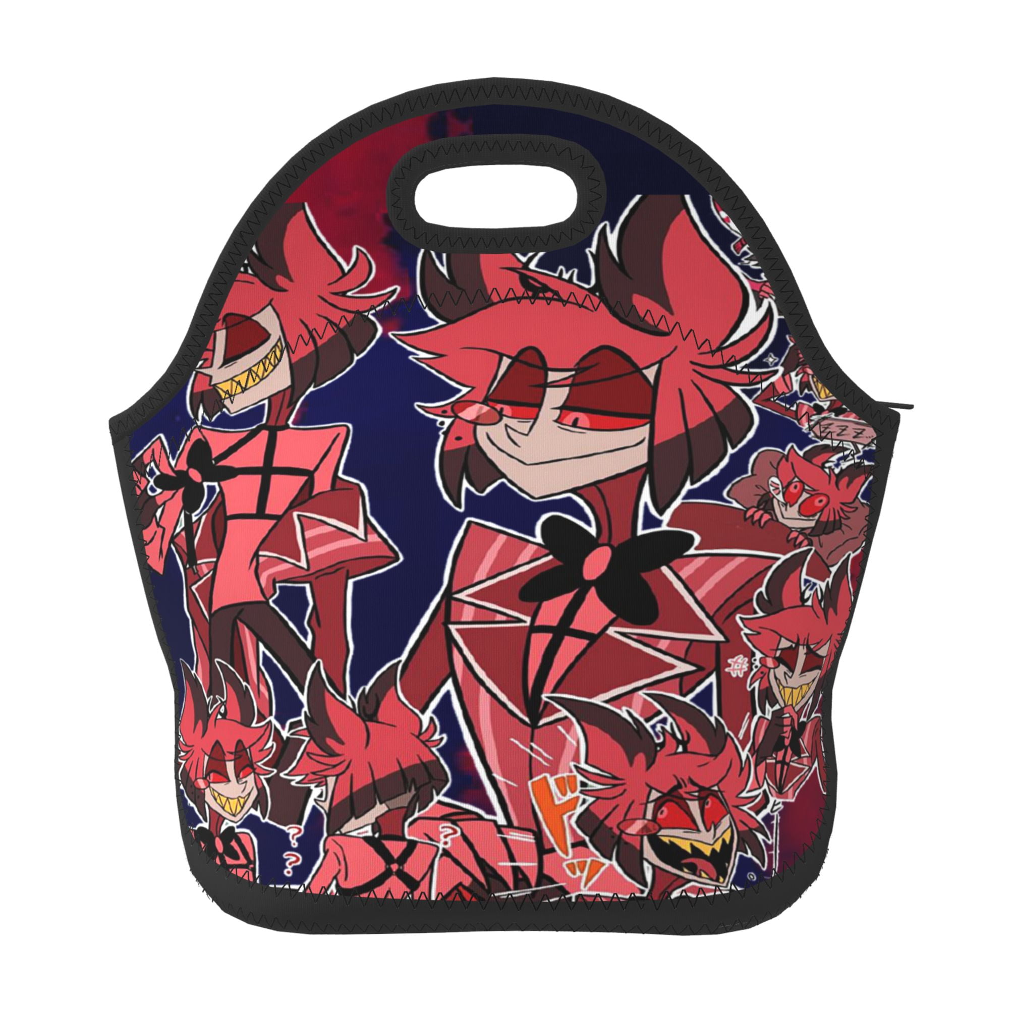 Hazbin Hotel Alastor Lunch Bag Tote Bag Insulated Lunch Box Picnic