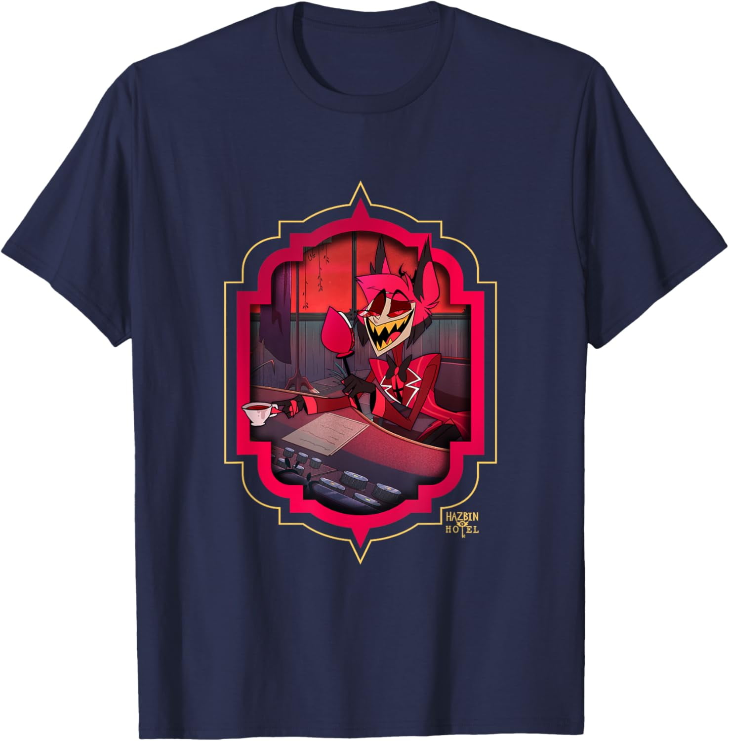 Hazbin Hotel - Alastor T-Shirt Tee Tops T Shirts - Walmart.com