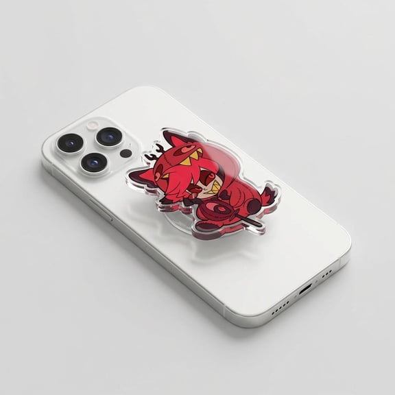 Hazbin Hotel Alastor Vox Phone Grip, Magnetic Phone Grip