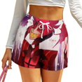 thumbnail image 1 of Hazbin Hotel Alastor Women's Leg Shorts Drawstring Elastic High Waist Loose Short Summer Home Beach Holiday Sweat Shorts With Pockets For Lady Girls, 1 of 6
