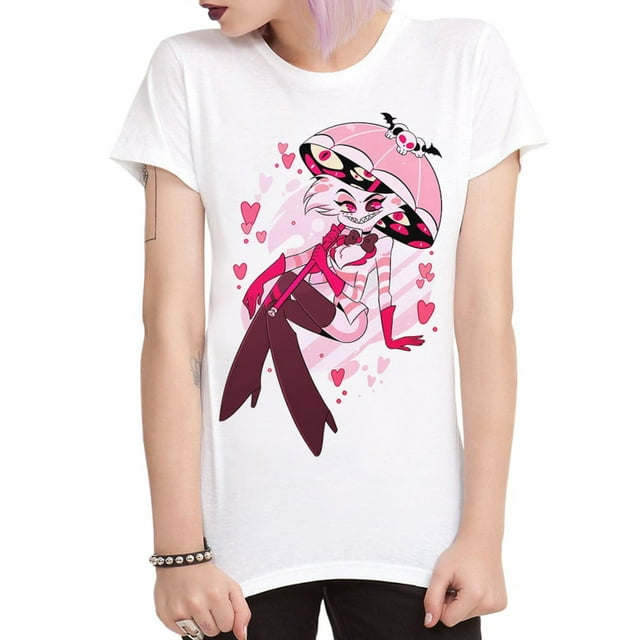 Hazbin Hotel Angel Dust Art T-shirt   Men's Women's - Walmart.com