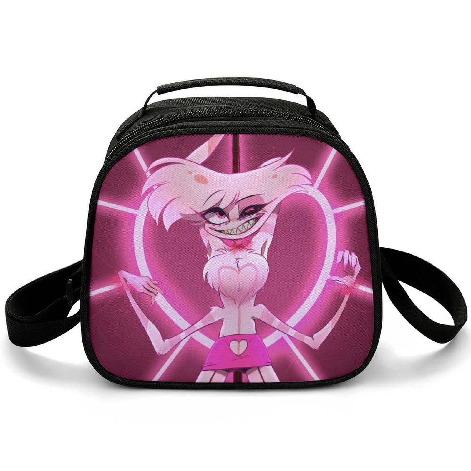 Hazbin Hotel Angel Dust Portable Insulated Lunch Bag Lunch Box Unisex ...