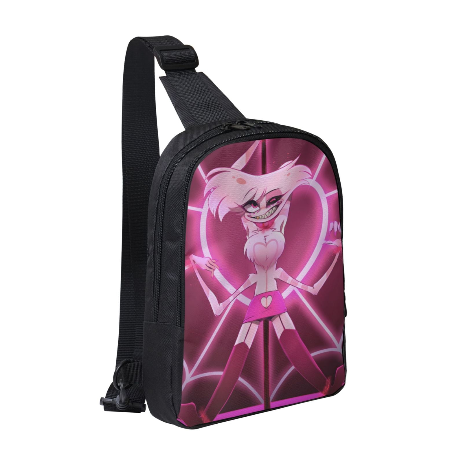 Hazbin Hotel Angel Dust Sling Bag For Women And Men Crossbody Backpack ...