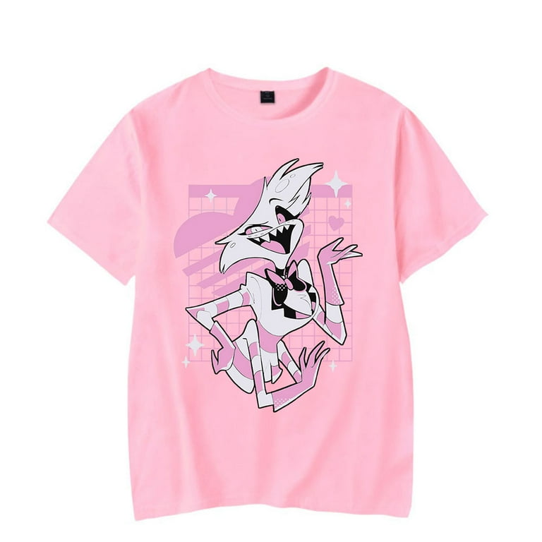 Hazbin Hotel Angel Dust T-Shirt Men/Women Streetwear Tshirt