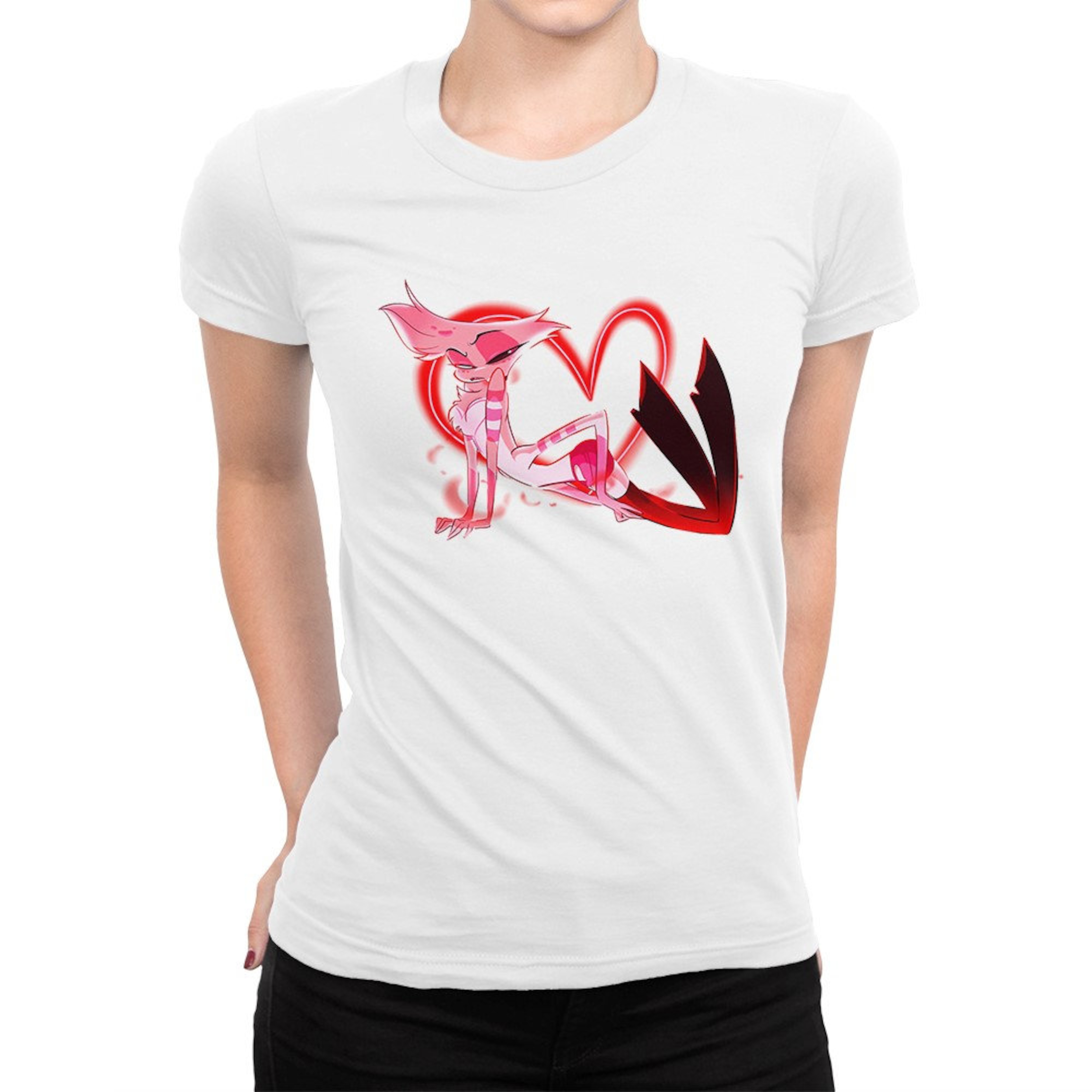 Hazbin Hotel Angel Dust T-shirt, Men's And Women's Sizes (drsh-242 