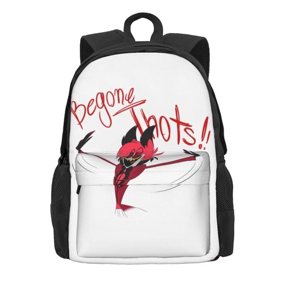 Hazbin Hotel Backpack Multipurpose Daypacks Large Capacity Shoulder Bag Casual Travel Backpack Schoolbag