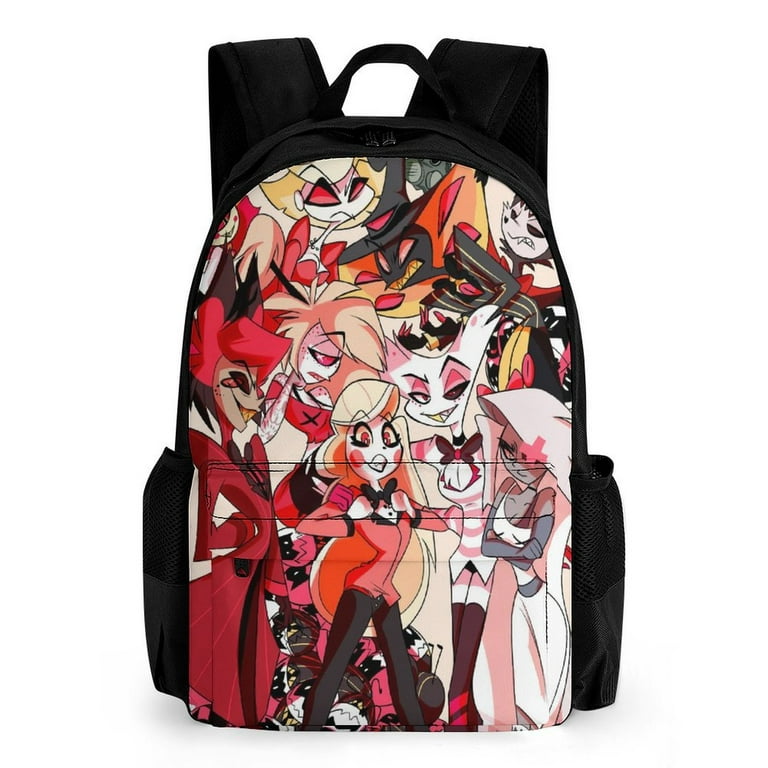 Hazbin Hotel Backpack with Adjustable Straps, Multiple Pockets