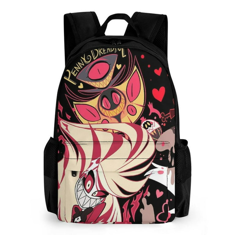 Hazbin Hotel Backpack with Adjustable Straps, Multiple Pockets