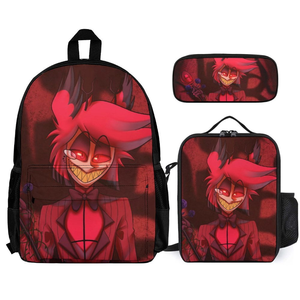 Biyejit Kids Backpack 3-in-1 Set – School Bag, Lunch Box & Pencil Case – Cartoon Design For Boys & Girls - View #6