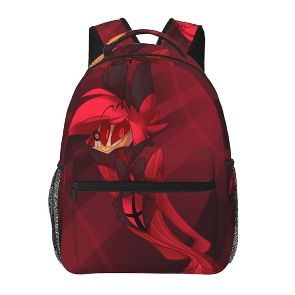 Hazbin Hotel Backpacks Bookbag Casual Daypack Backpacks for Travel Camping Hiking