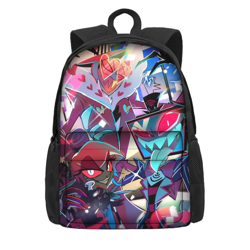 Hazbin Hotel Cartoon Game Elementary School Student Backpack Peripheral ...