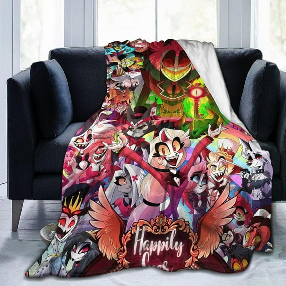Hazbin Hotel Cartoon Style-31 Ultra-Soft Micro Warm Fuzzy Fleece Blanket Throw Gift Decoration For Home Car Camp Office 60"x50"