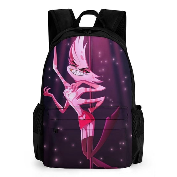 Hazbin Hotel Casual Backpack Shoulder Bag Daypack Computer Bag with Pocket High Capacity Schoolbag for Student College