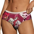 thumbnail image 1 of Hazbin Hotel Characters Women's Brief Lady Lace Underwear Breathable Elastic Sexy Bikini Hipster Panties, 1 of 6