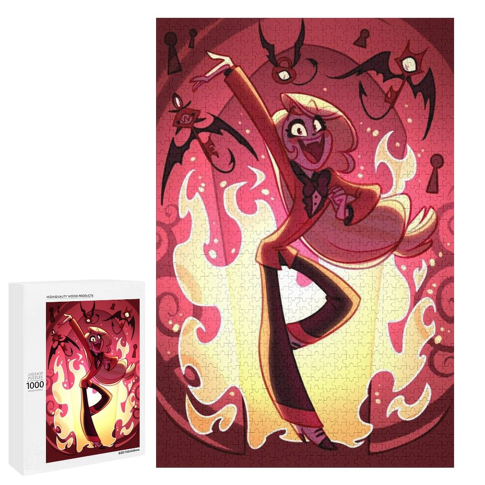 HazbinHotel ジグソーパズル Hazbin-Hotel-Charlie-Wooden-
