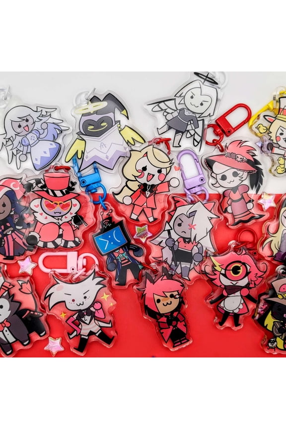 Hazbin Hotel Chibi Mini Keychains (1 keychain)