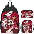 thumbnail image 1 of Hazbin Hotel Classic Bookbag 3 in 1 SetWaterproof Casual Rucksack Lightweight Daily Backpack+Shoulder Bag+Small Bag, 1 of 7