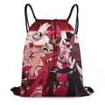 thumbnail image 1 of Hazbin Hotel Drawstring Backpack Sports Gym Sackpack Water Resistant String Bag for Women Men, 1 of 7
