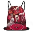 thumbnail image 1 of Hazbin Hotel Drawstring Backpack Sports Gym Sackpack Water Resistant String Bag for Women Men, 1 of 7