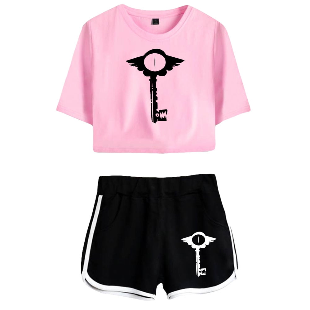 OAIXIUR Adley Prints Girls Pyjama Sets YouTube Gamer Merch Fashion Comfortable Shorts And Tops Tracksuits (Deep Pink,10-11 Years) : Buy Online At Best Price In KSA - Souq Is Now