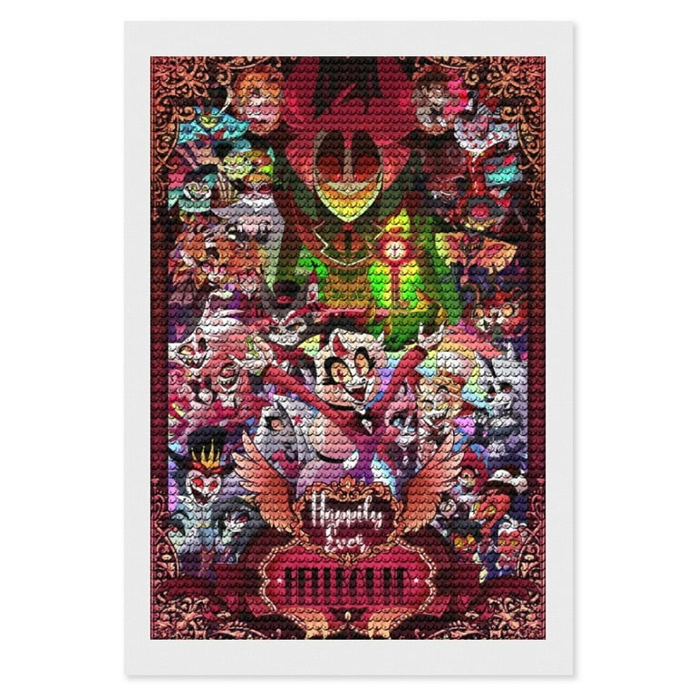 Hazbin Hotel Helluva Boss Diamond Art Kits for Adults DIY 5D