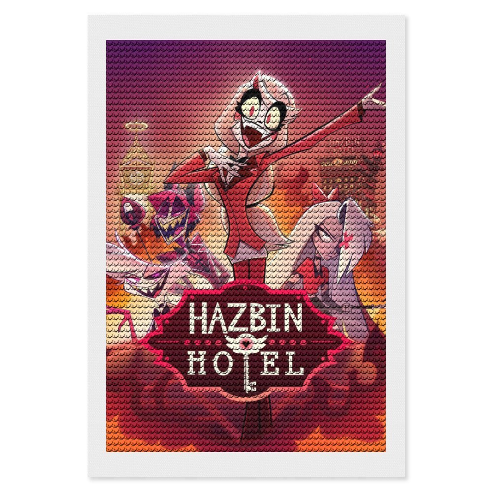 Hazbin Hotel Helluva Boss Diamond Art Kits for Adults DIY 5D Diamond ...
