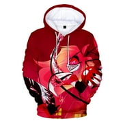 ASFGMNCX Hazbin Hotel Hoodie American Cartoon Long Sleeve Women Men Anime 3D Clothes