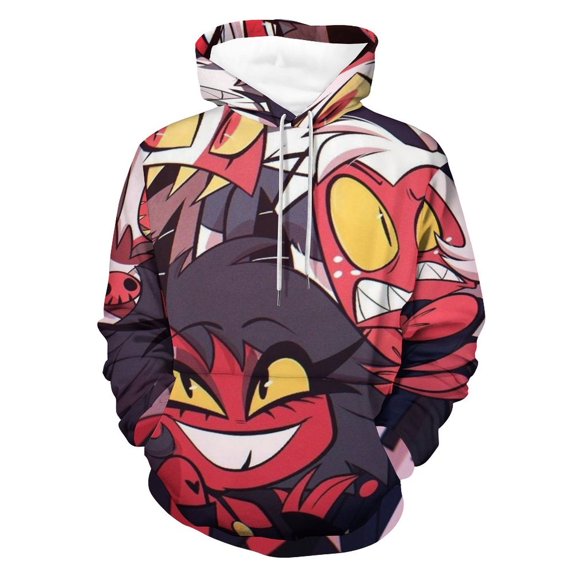 Hazbin Hotel Hoodie with Pocket for Men Women Couple Gift