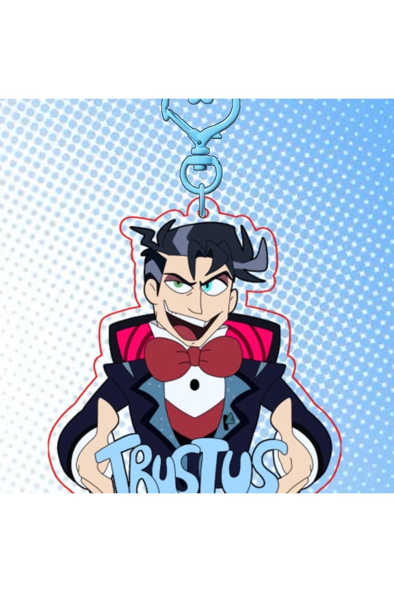 Hazbin Hotel- Human Vox Trust US Keychain (1 keychain)