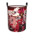 thumbnail image 1 of Hazbin Hotel Large Laundry Hamper Collapsible Laundry Basket With Handles, Tall Storage Basket For Blanket, Toys, Dirty Clothes In Living Room, Bedroom, Bathroom, Nursery, 1 of 7