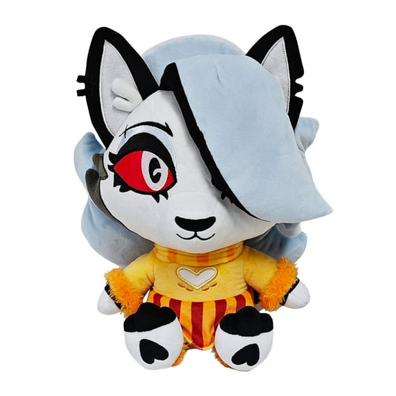 Hazbin-Hotel Loona Plush Toy, 8.6 Inch Soft Huggable Stuffed Animal – Faithful Character Design, Ideal Christmas Present for Animated Series Enthusiasts
